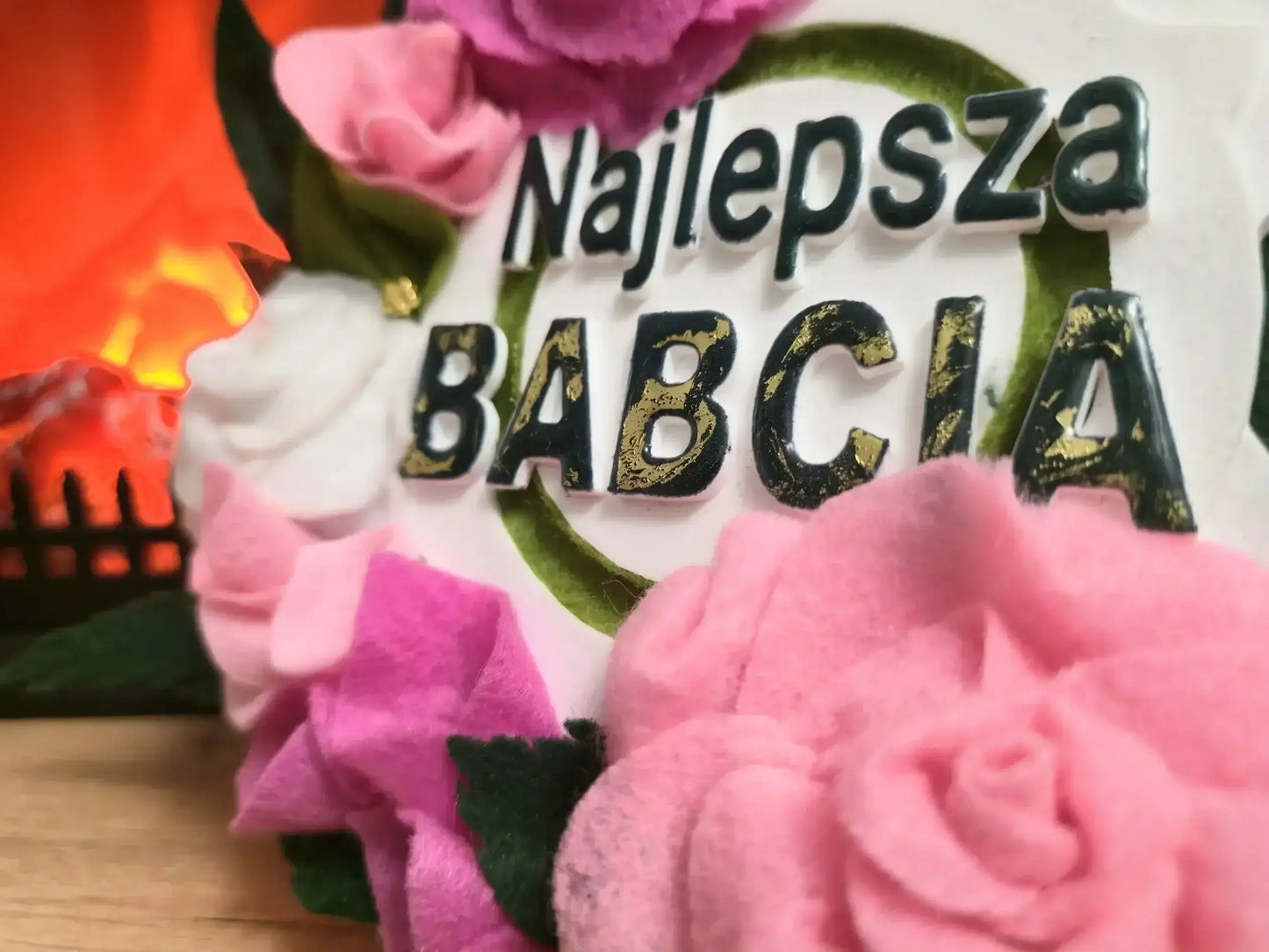 Ramka 3D z kwiatami - personalizowana dekoracja | ręcznie robiony prezent Uniikki CraftStudio